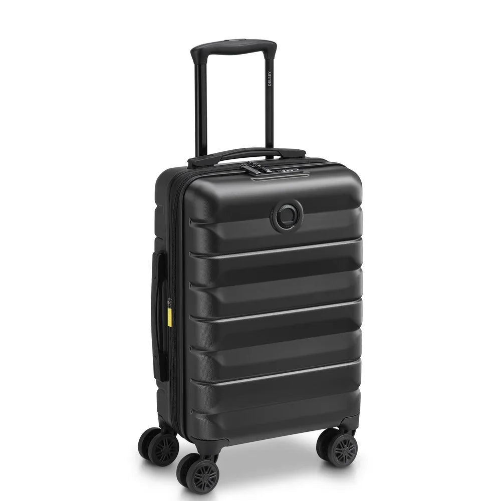 AIR ARMOUR Expandable Cabin Suitcase 55 CM BLACK Promotional Price