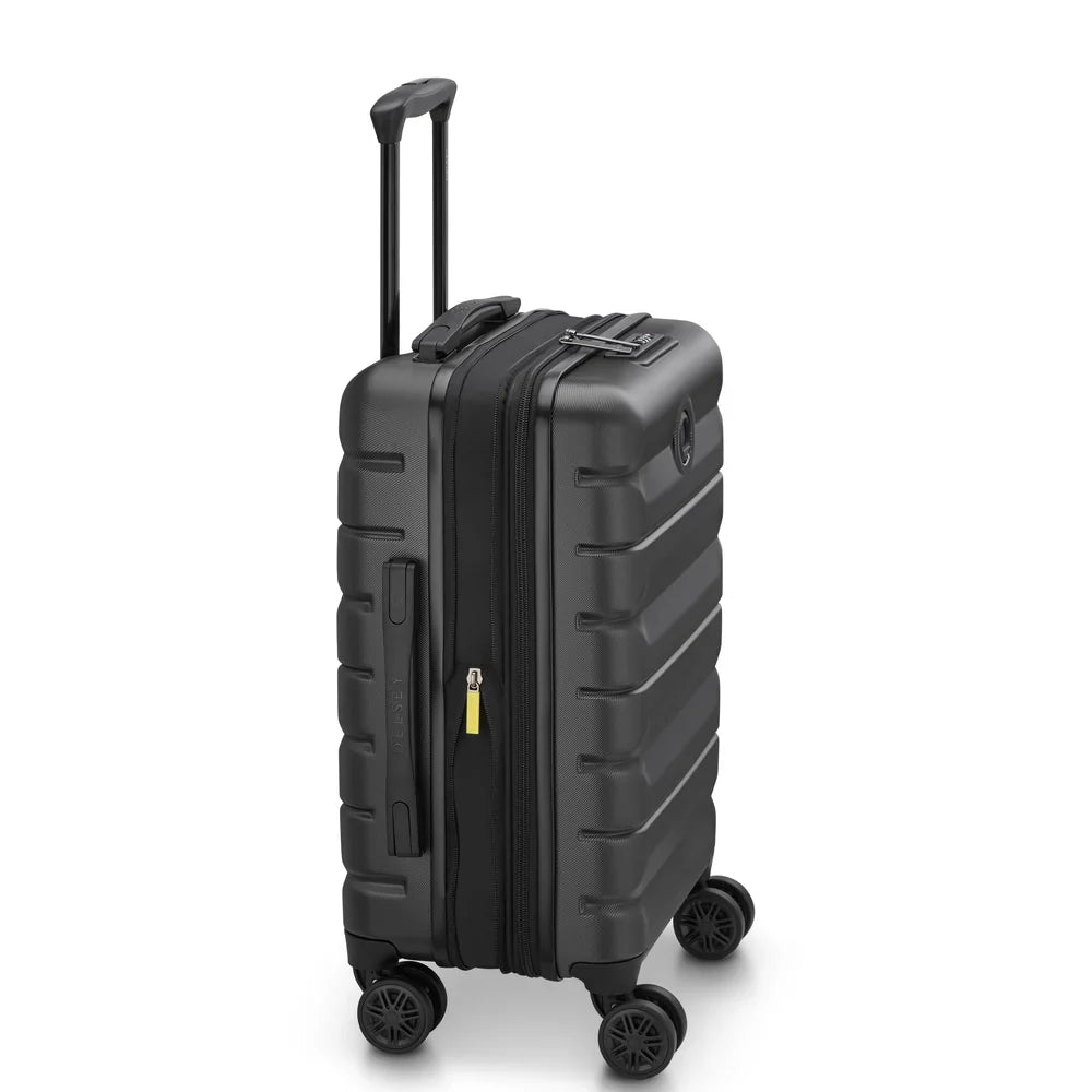 AIR ARMOUR Expandable Cabin Suitcase 55 CM BLACK Promotional Price