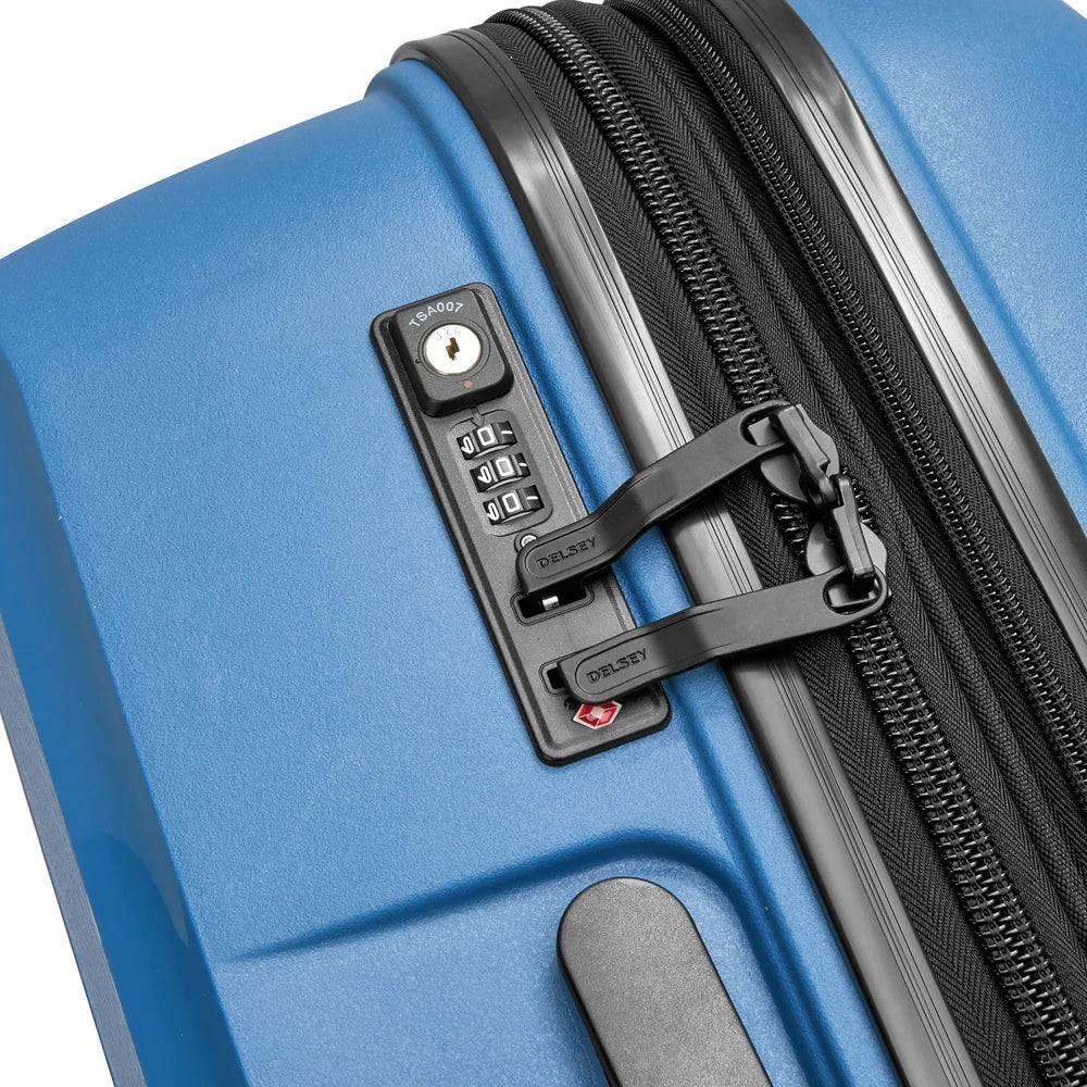 BELMONT PLUS Suitcase Check-In Expandable 76 CM ZINC BLUE Promotional Price