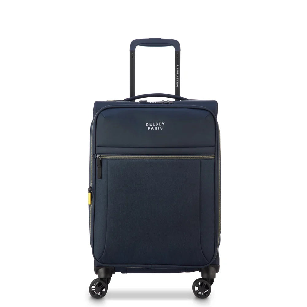 BROCHANT 3 Suitcase Cabin Expandable 55 CM NAVY Promotional Price