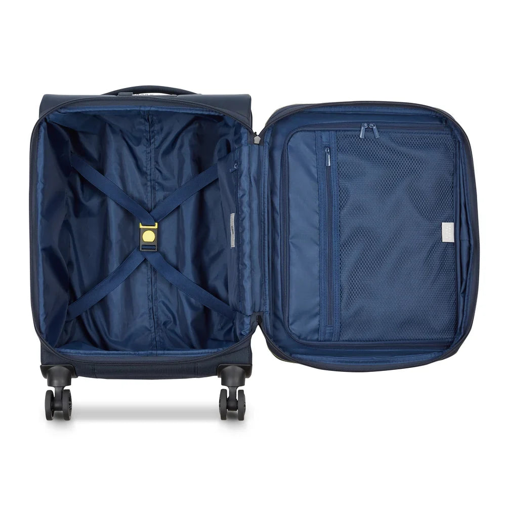 BROCHANT 3 Suitcase Cabin Expandable 55 CM NAVY Promotional Price