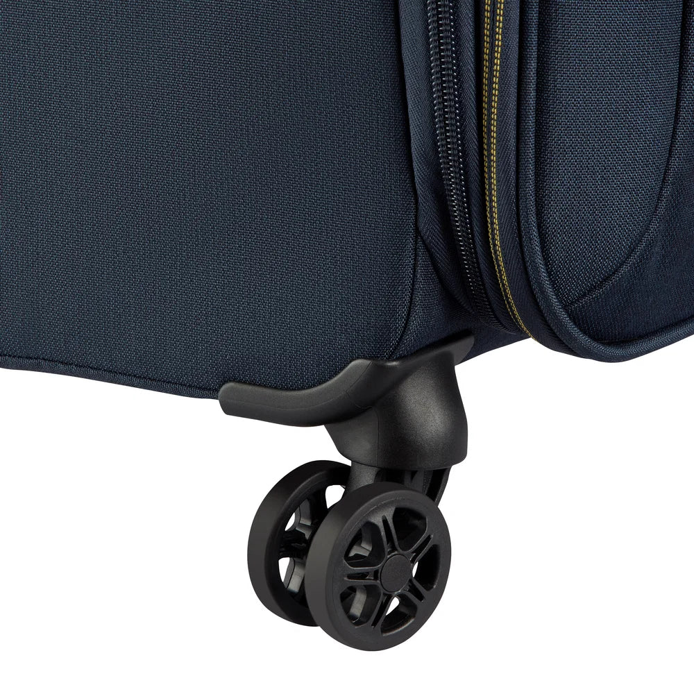 BROCHANT 3 Suitcase Check-In Expandable 78 CM DEEP BLACK Promotional Price