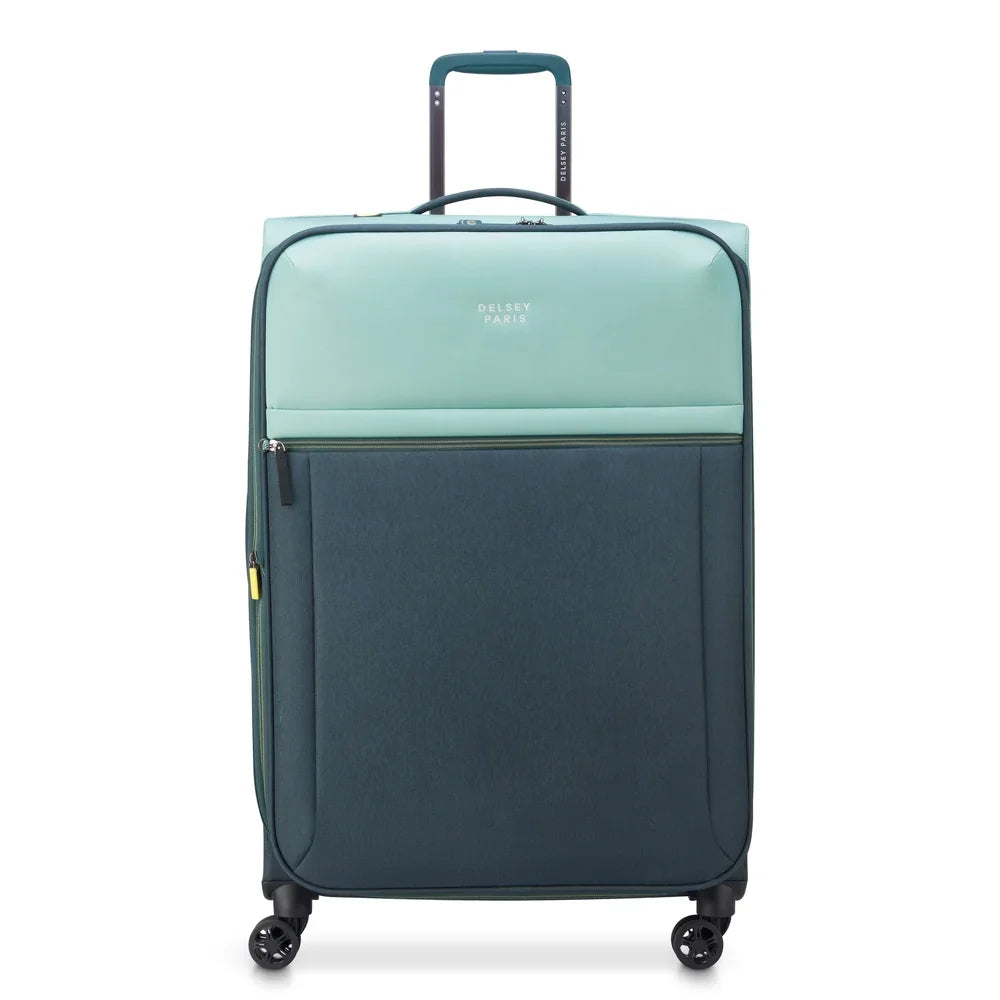 BROCHANT 3 Suitcase Check-In Expandable 78 CM DEEP BLACK Promotional Price
