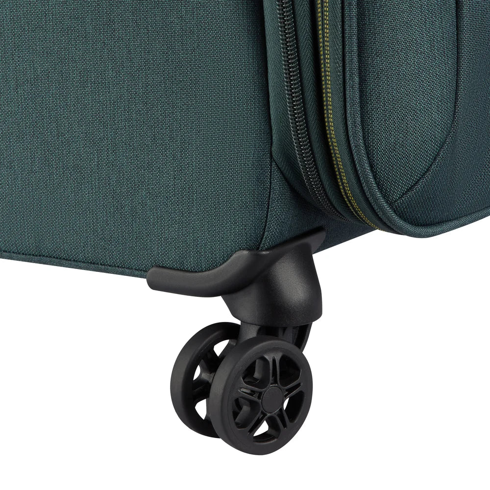 BROCHANT 3 Suitcase Check-In Expandable 78 CM DEEP BLACK Promotional Price