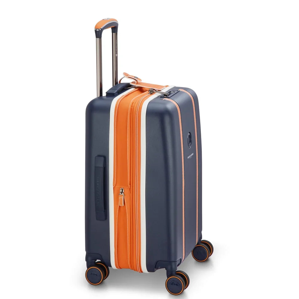 CADENCE Suitcase Cabin Expandable 55 CM NAVY BLUE Promotional Price