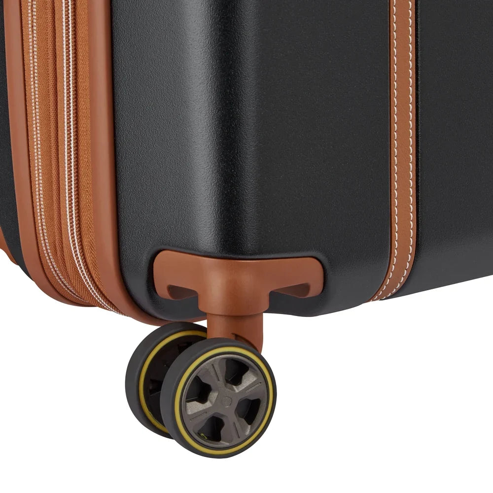 CADENCE Suitcase Cabin slim Expandable 54.5 CM BLACK Promotional Price