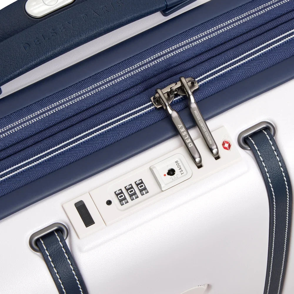 CADENCE Suitcase Cabin slim Expandable 54.5 CM BLACK Promotional Price