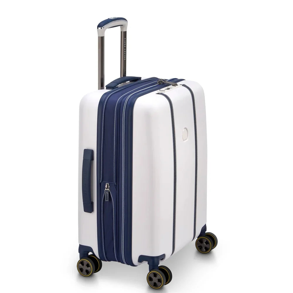 CADENCE Suitcase Cabin slim Expandable 54.5 CM BLACK Promotional Price