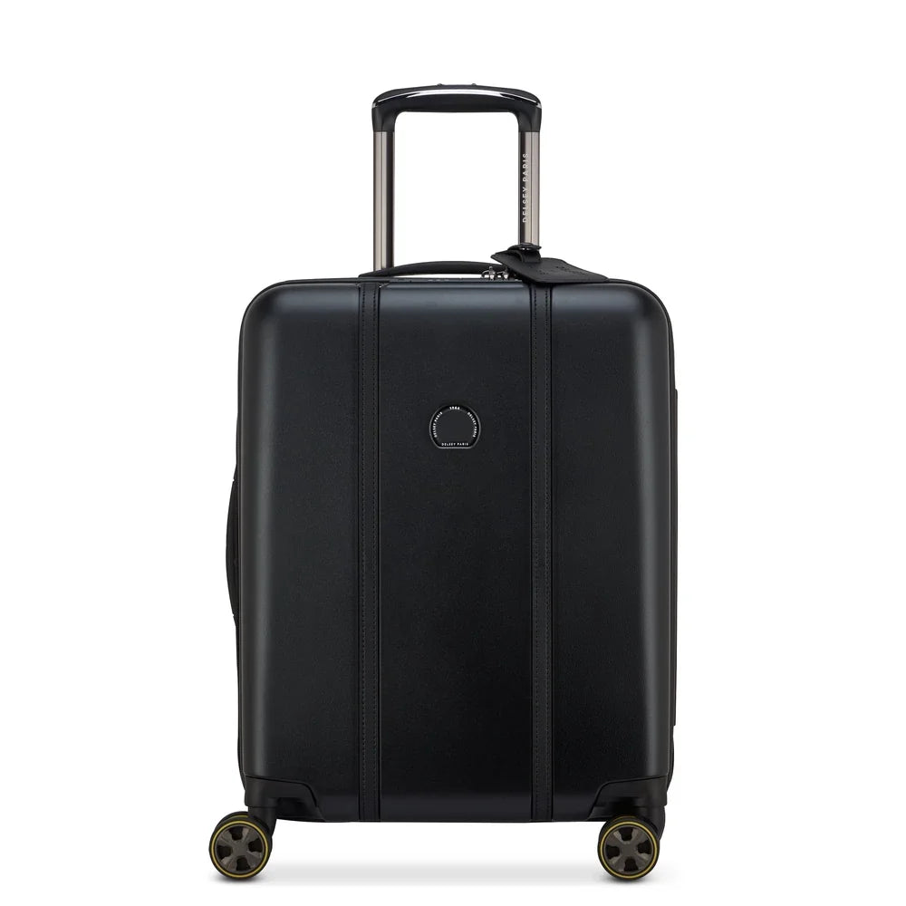 CADENCE Suitcase Cabin slim Expandable 54.5 CM BLACK Promotional Price