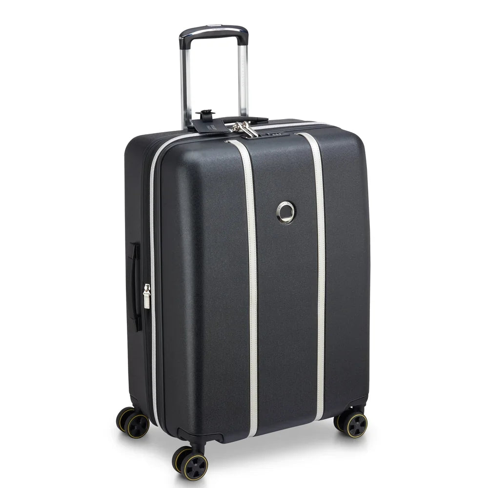 CADENCE Suitcase Check-In Expandable 66 CM BLACK/SILVER Promotional Price