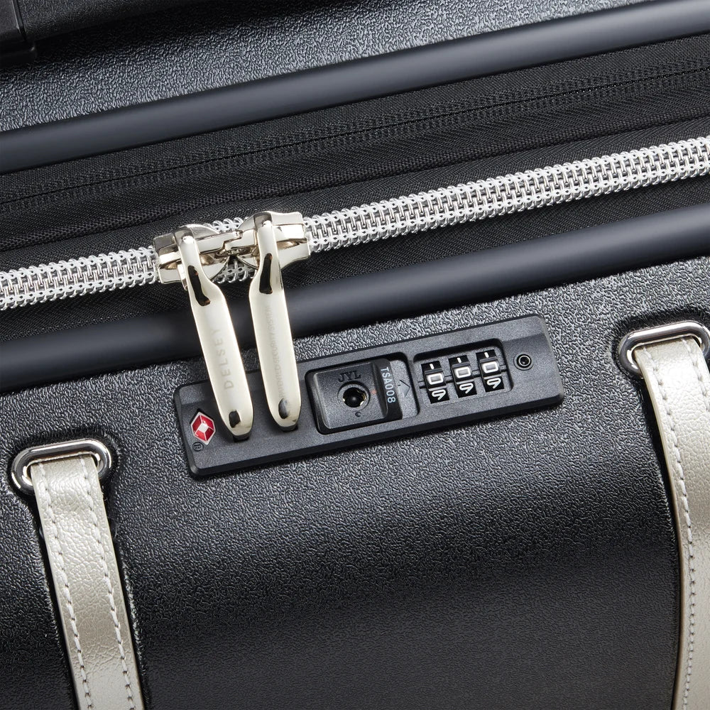 CADENCE Suitcase Check-In Expandable 66 CM BLACK/SILVER Promotional Price