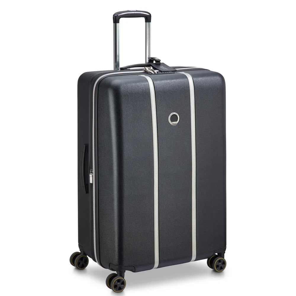 CADENCE Suitcase Check-In Expandable 76 CM BLACK/SILVER Promotional Price