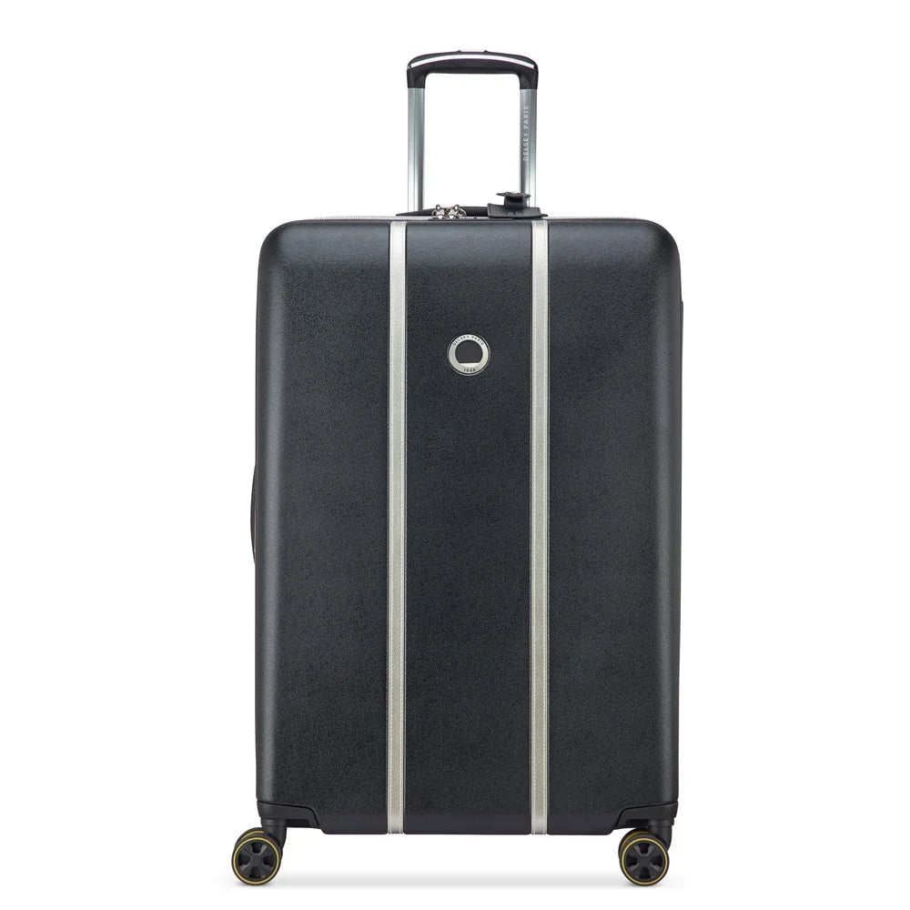 CADENCE Suitcase Check-In Expandable 76 CM BLACK/SILVER Promotional Price