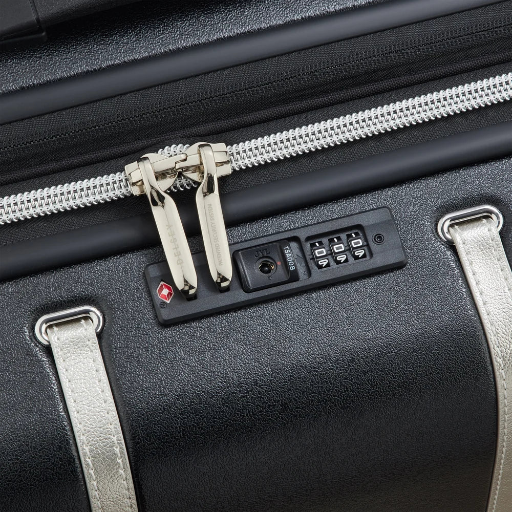 CADENCE Suitcase Check-In Expandable 76 CM BLACK/SILVER Promotional Price