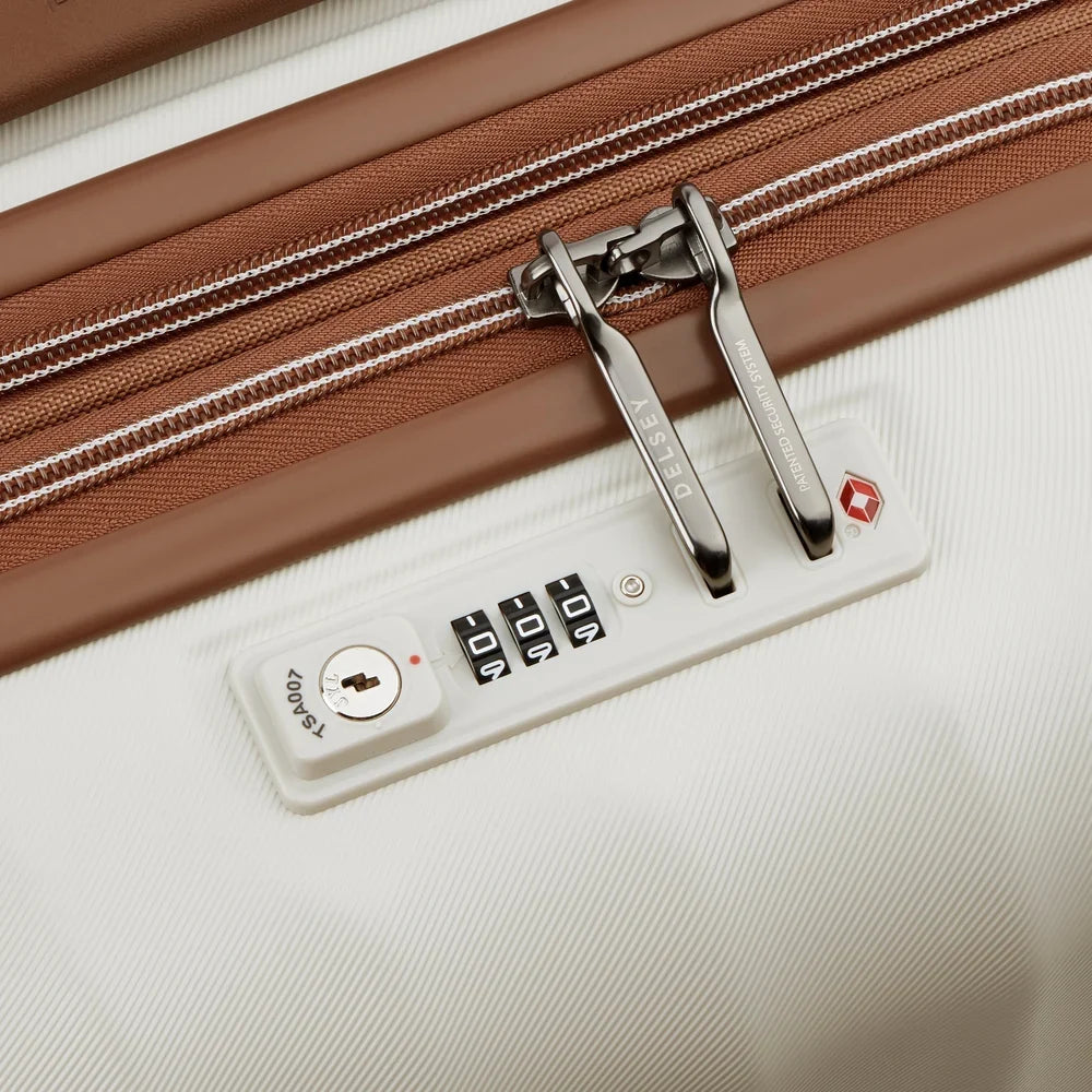 CARROUSEL 2 Suitcase Cabin Expandable 55 CM OFF WHITE Promotional Price