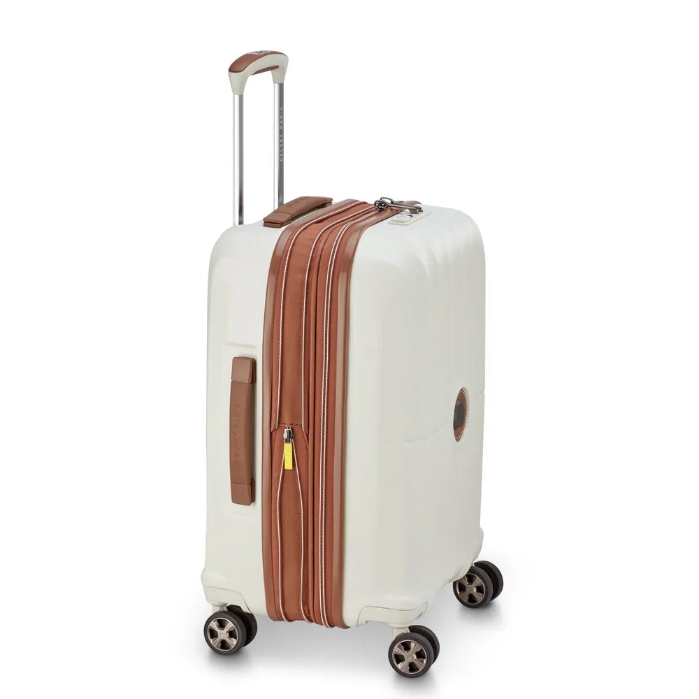 CARROUSEL 2 Suitcase Cabin Expandable 55 CM OFF WHITE Promotional Price