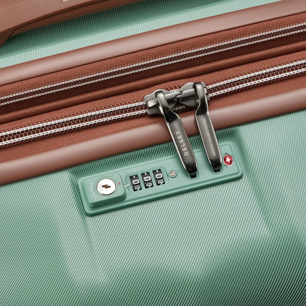 CARROUSEL 2 Suitcase Check-In Expandable 76 CM SAGE GREEN Promotional Price