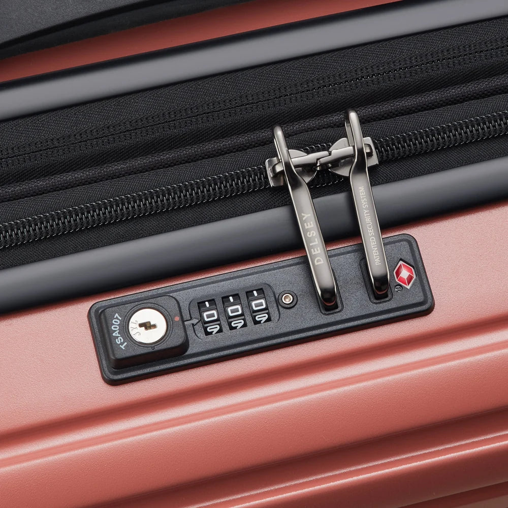 CAUMARTIN PLUS Expandable Cabin slim Suitcase 55 CM BRICK Promotional Price