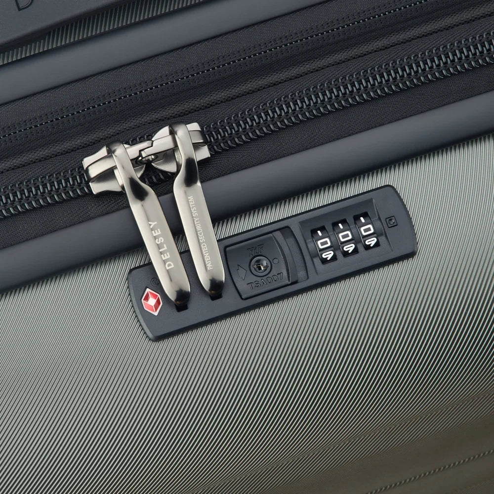 COMETE 4 Suitcase Cabin slim Expandable 55 CM LIGHT BLUE Promotional Price