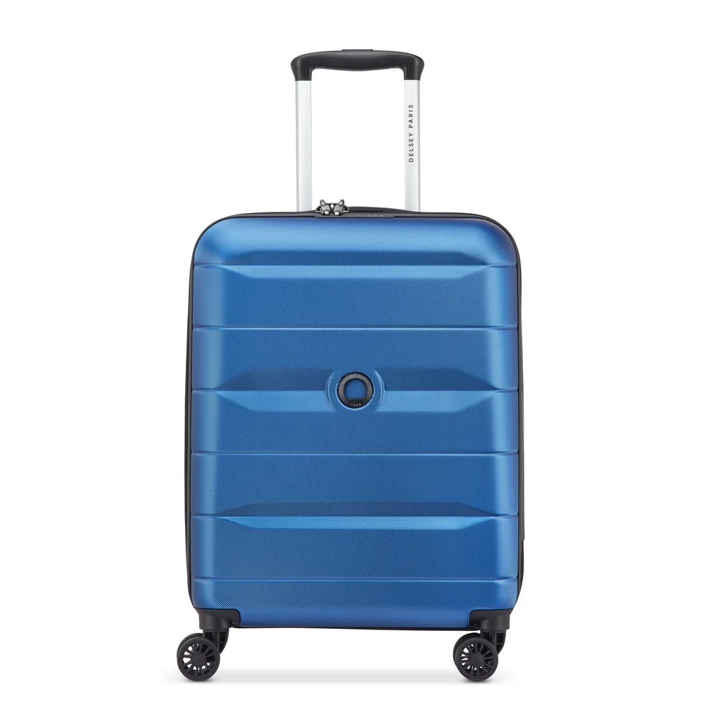 COMETE 4 Suitcase Cabin slim Expandable 55 CM LIGHT BLUE Promotional Price