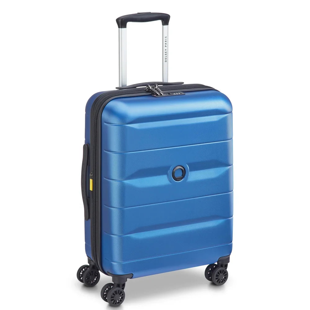 COMETE 4 Suitcase Cabin slim Expandable 55 CM LIGHT BLUE Promotional Price