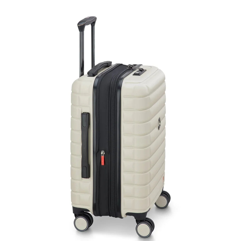 ELEGANCE Suitcase Cabin Expandable 55 CM IVORY Promotional Price