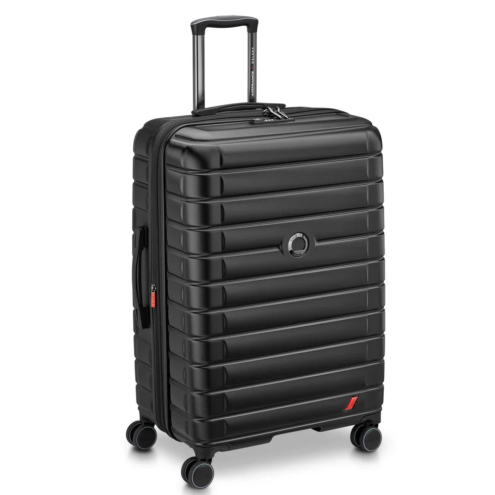 ELEGANCE Suitcase Check-In Expandable 75.5 CM BLACK Promotional Price