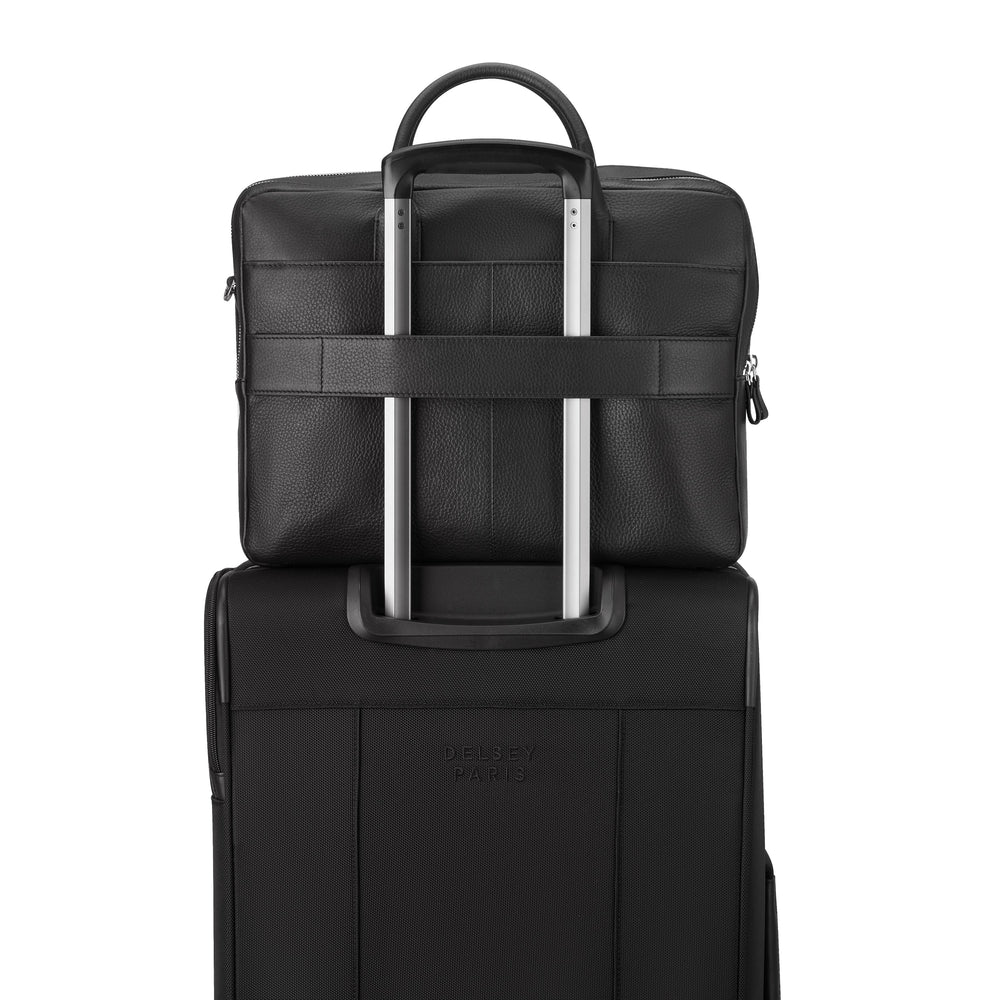 LE CUIR GRAINE Briefcase BLACK Promotional Price