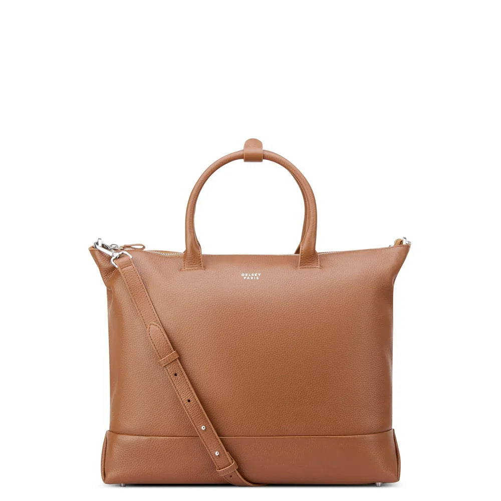 LE CUIR GRAINE Tote Bag 34 CM BLACK Promotional Price
