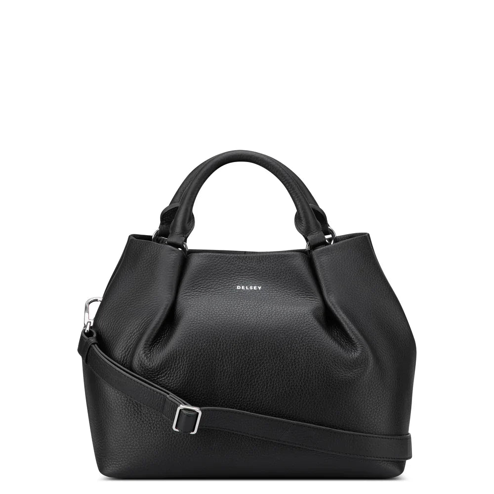 LE CUIR GRAINE Hand Bag BLACK Promotional Price