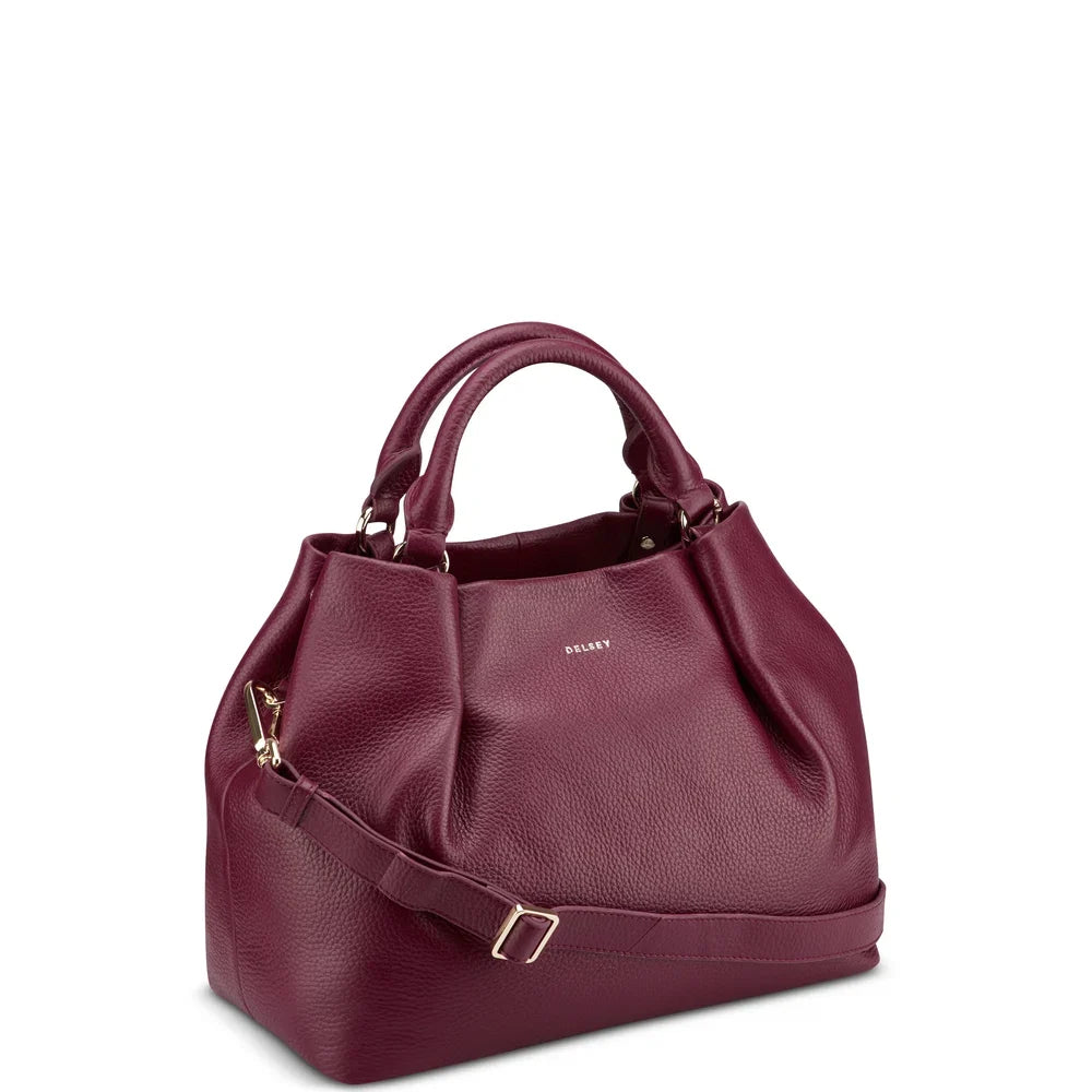 LE CUIR GRAINE Hand Bag BLACK Promotional Price