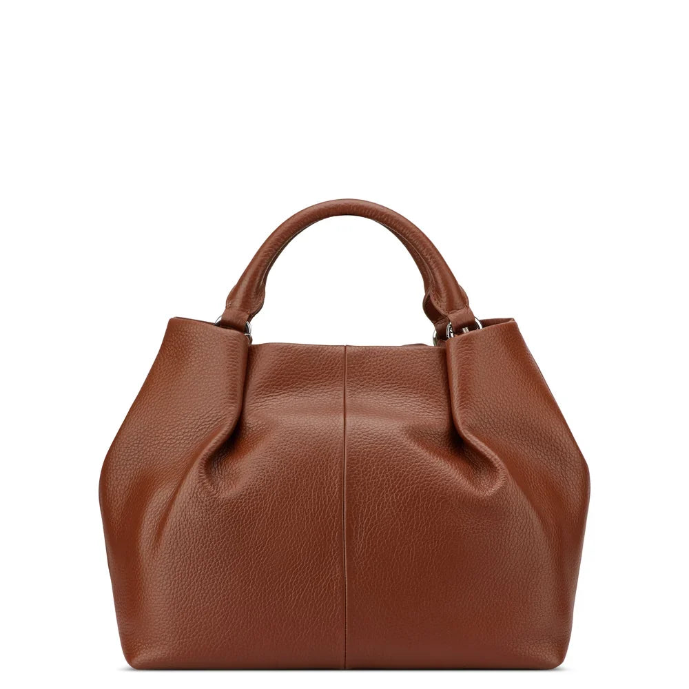 LE CUIR GRAINE Hand Bag BLACK Promotional Price