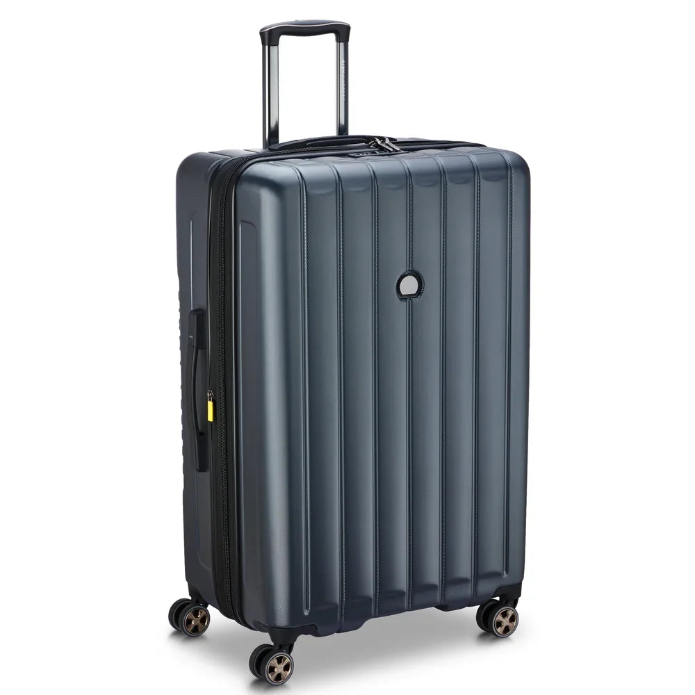 LONGITUDE Expandable Extra Large Suitcase Check-In 81 CM BLUE Promotional Price
