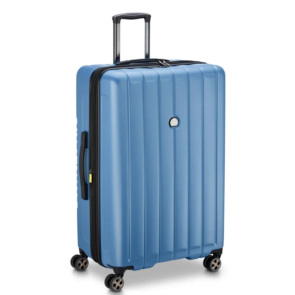LONGITUDE Expandable Extra Large Suitcase Check-In 81 CM BLUE Promotional Price