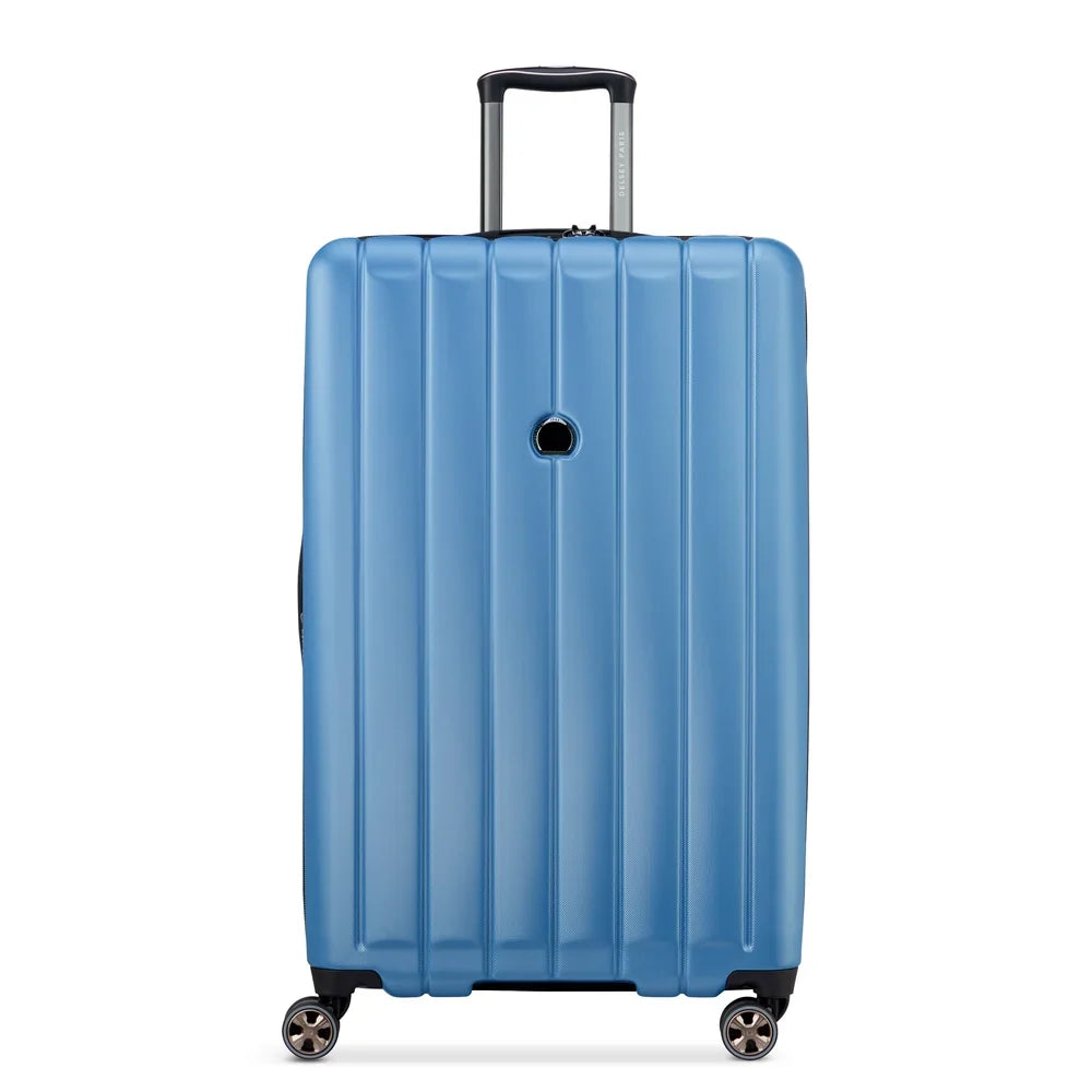 LONGITUDE Expandable Extra Large Suitcase Check-In 81 CM BLUE Promotional Price