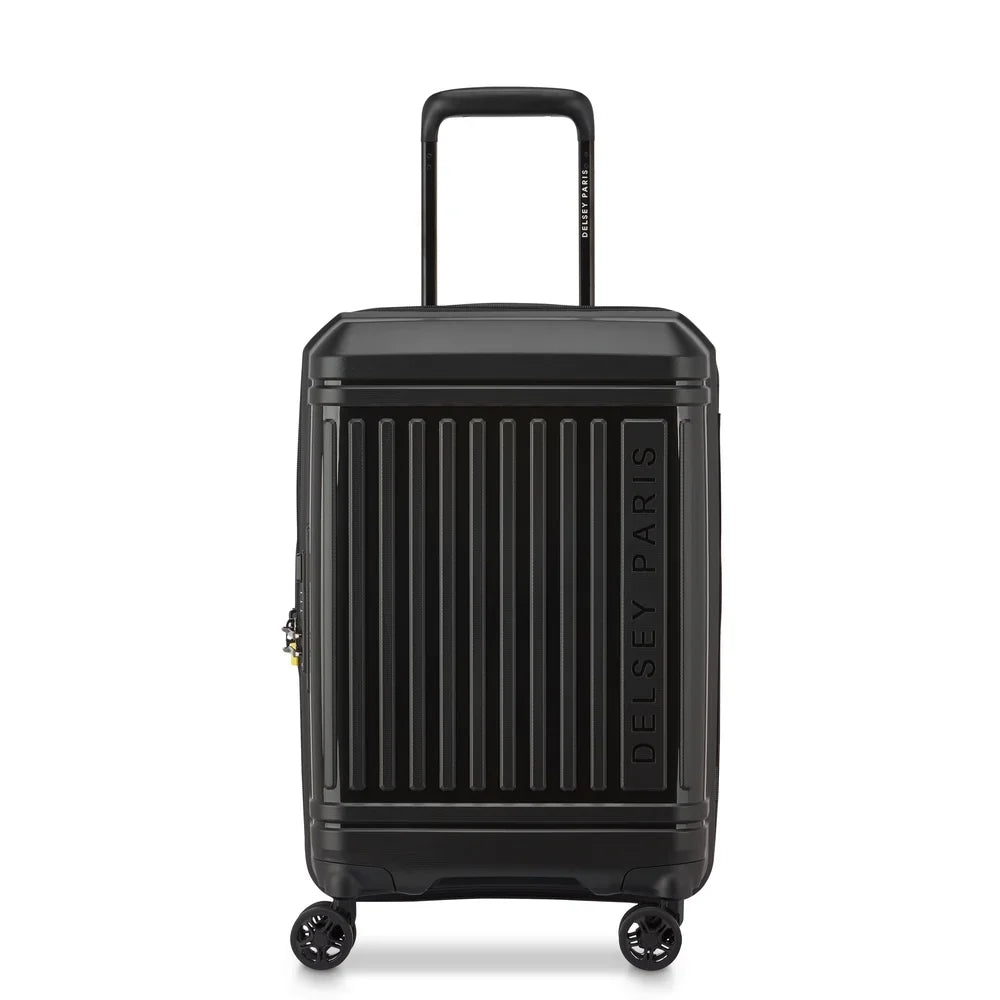 LUTECE SE Suitcase Cabin Expandable 55 CM BLACK Promotional Price