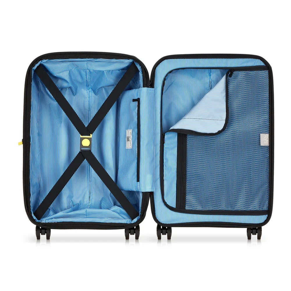 LUTECE SE Suitcase Cabin Expandable 55 CM BLACK Promotional Price