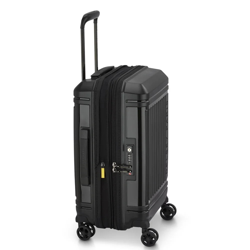 LUTECE SE Suitcase Cabin Expandable 55 CM BLACK Promotional Price