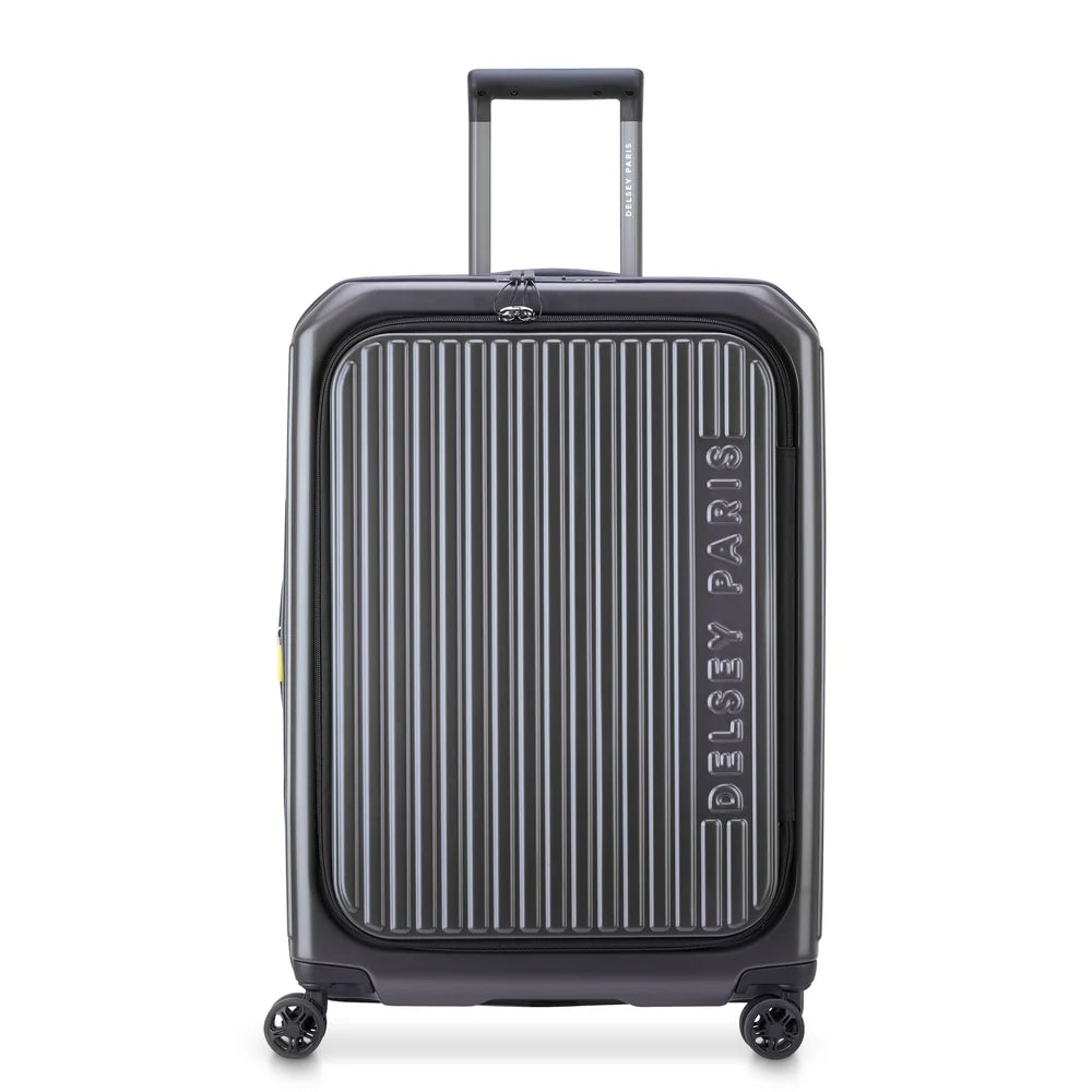 SECURITIME ZIP Suitcase Check-In Expandable 65.5 CM ANTHRACITE Promotional Price