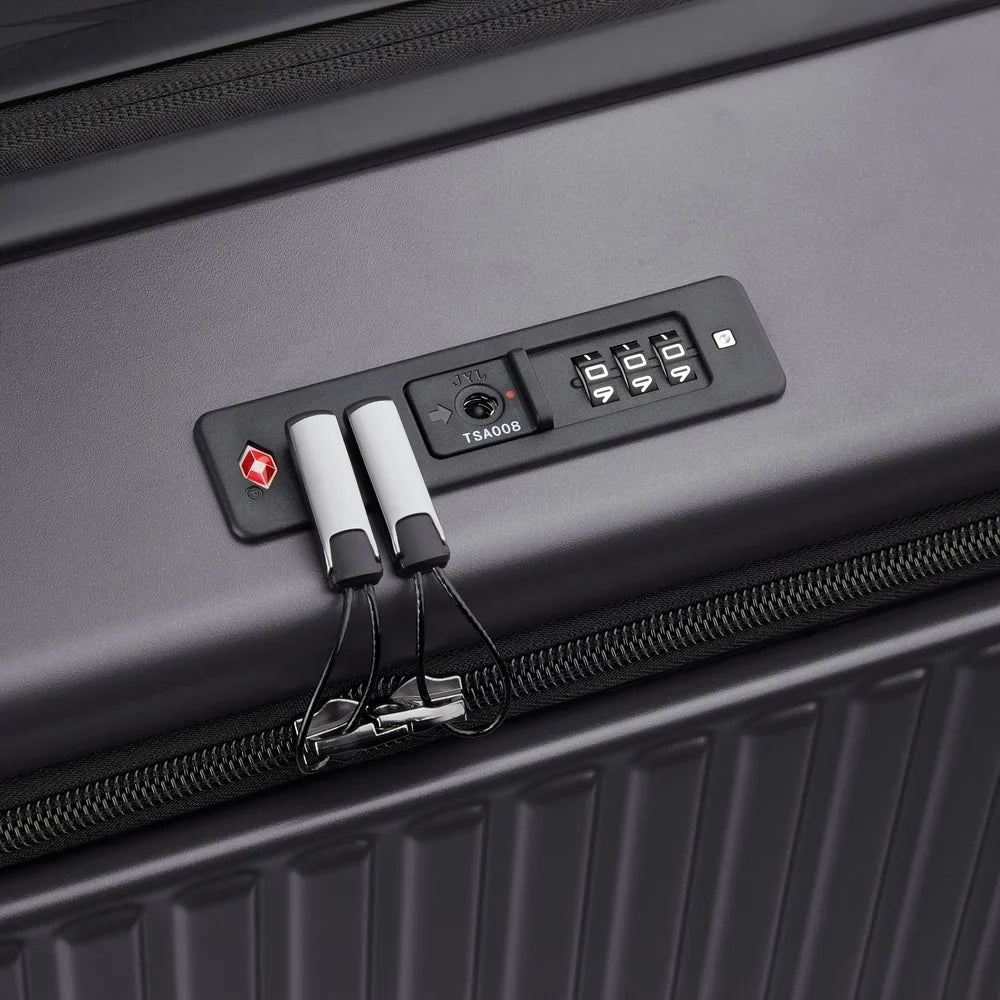 SECURITIME ZIP Suitcase Check-In Expandable 65.5 CM ANTHRACITE Promotional Price